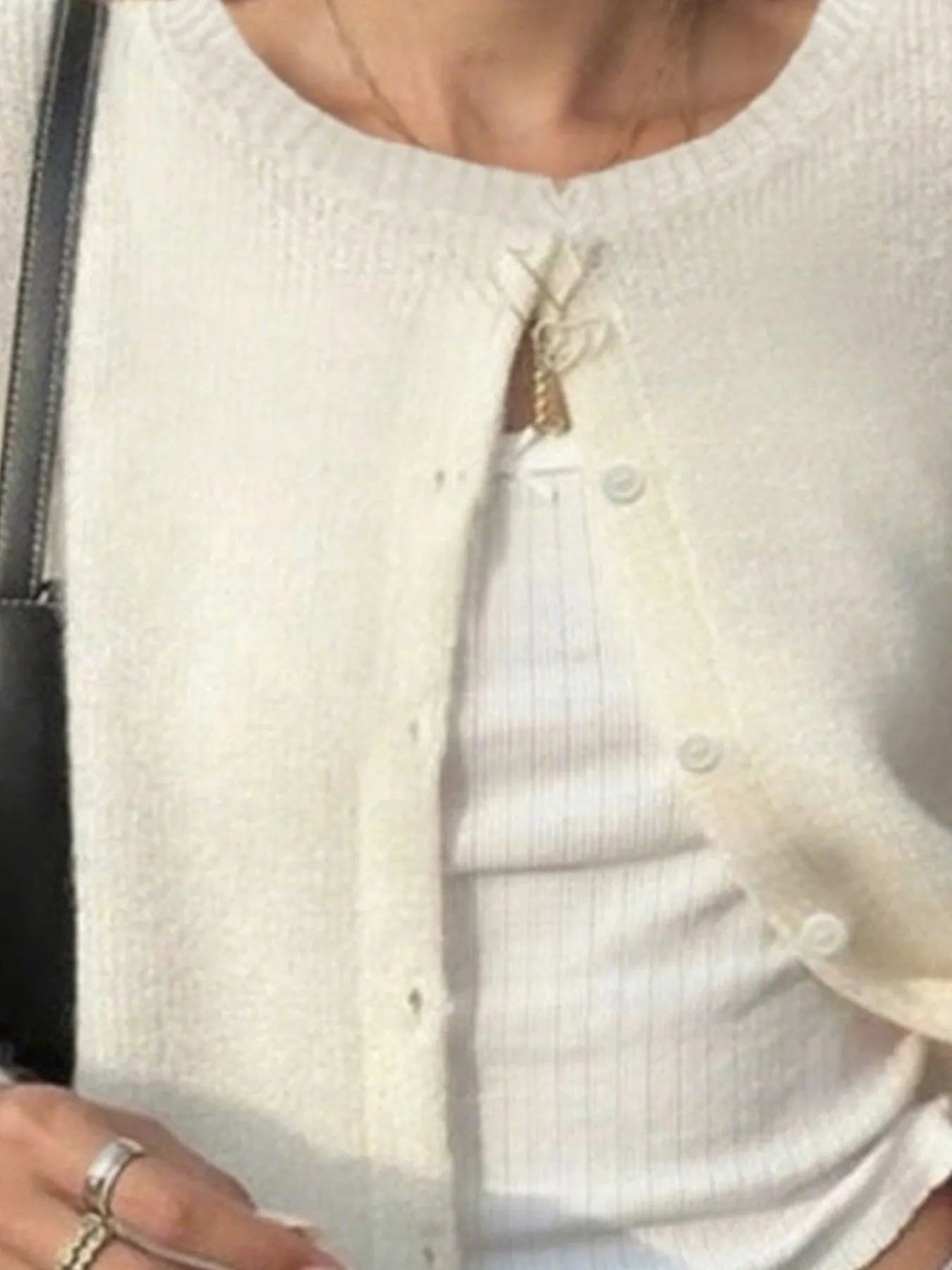 Button-Up Long Sleeve Cardigan – Classic & Cozy