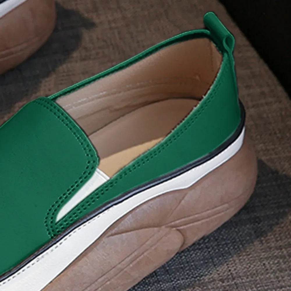 Chunky Platform Slip-Ons – Modern & Comfy