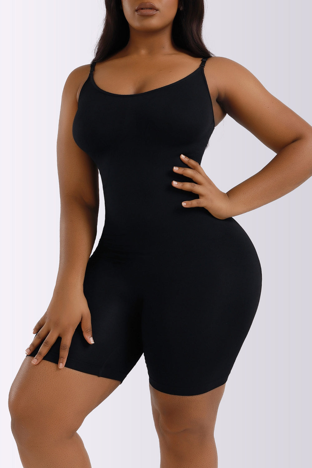 Shaping Spaghetti Strap Romper – Full Size, Flattering