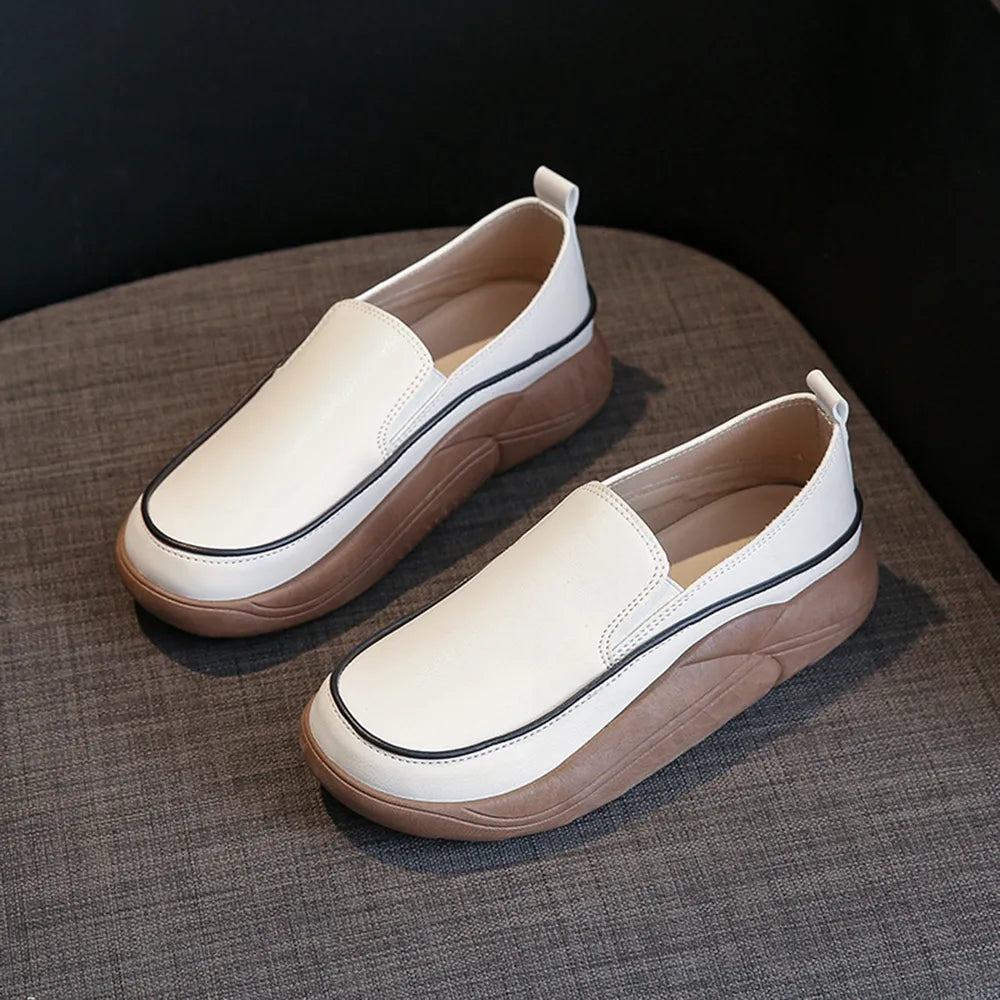 Chunky Platform Slip-Ons – Modern & Comfy