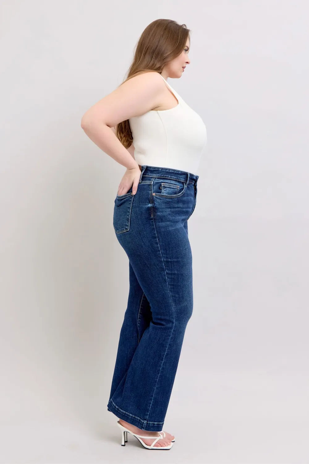Signature High Rise Flare Jeans