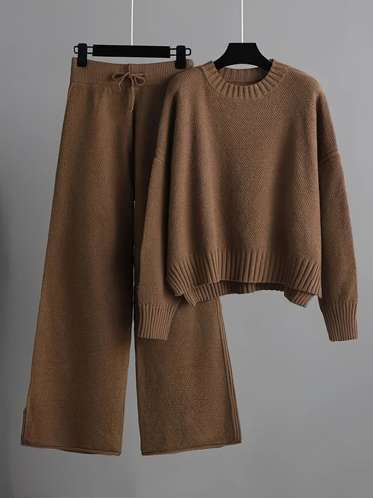 Tina | Comfortable Loungewear Set Dark Brown