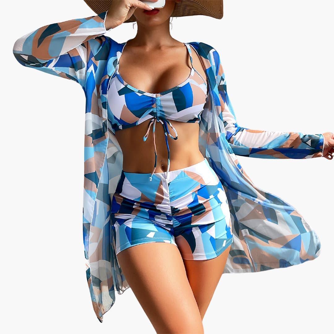 Olivia | 3-Piece Swimsuit Set with Cover-Up