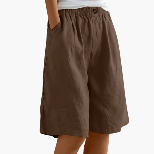 Riley | Comfort Shorts Brown