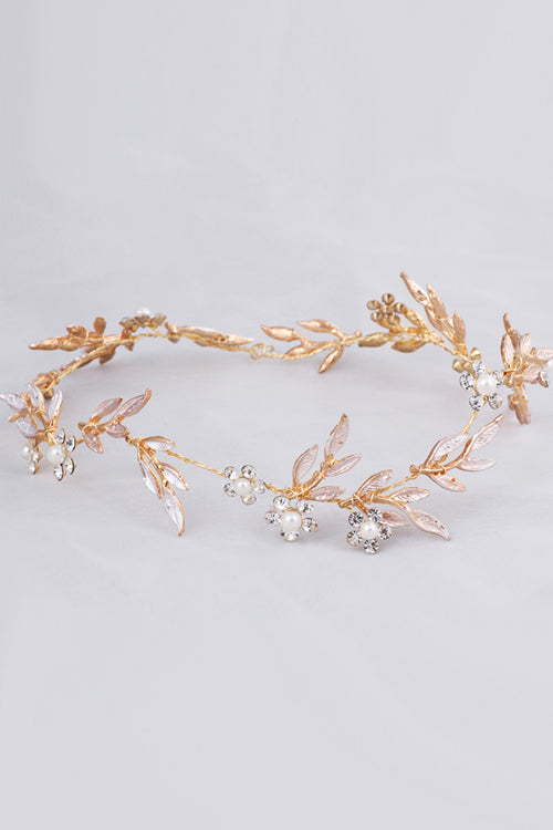 Crystal Floral Hairband&Hairpins Hairband