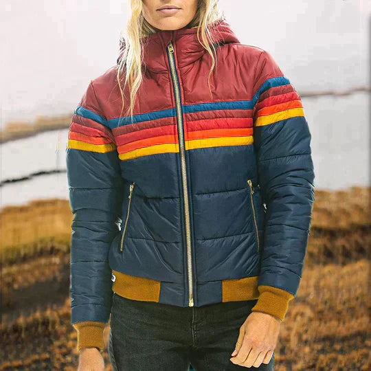 Isabella™ Women's retro parka with faux fur hood