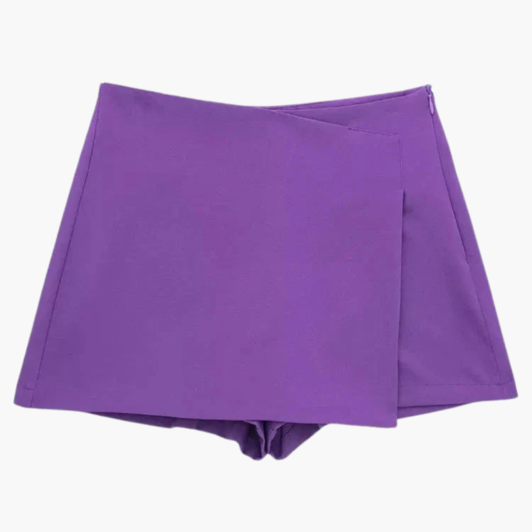 Rosie | High-Waisted Skort with Pleated Design