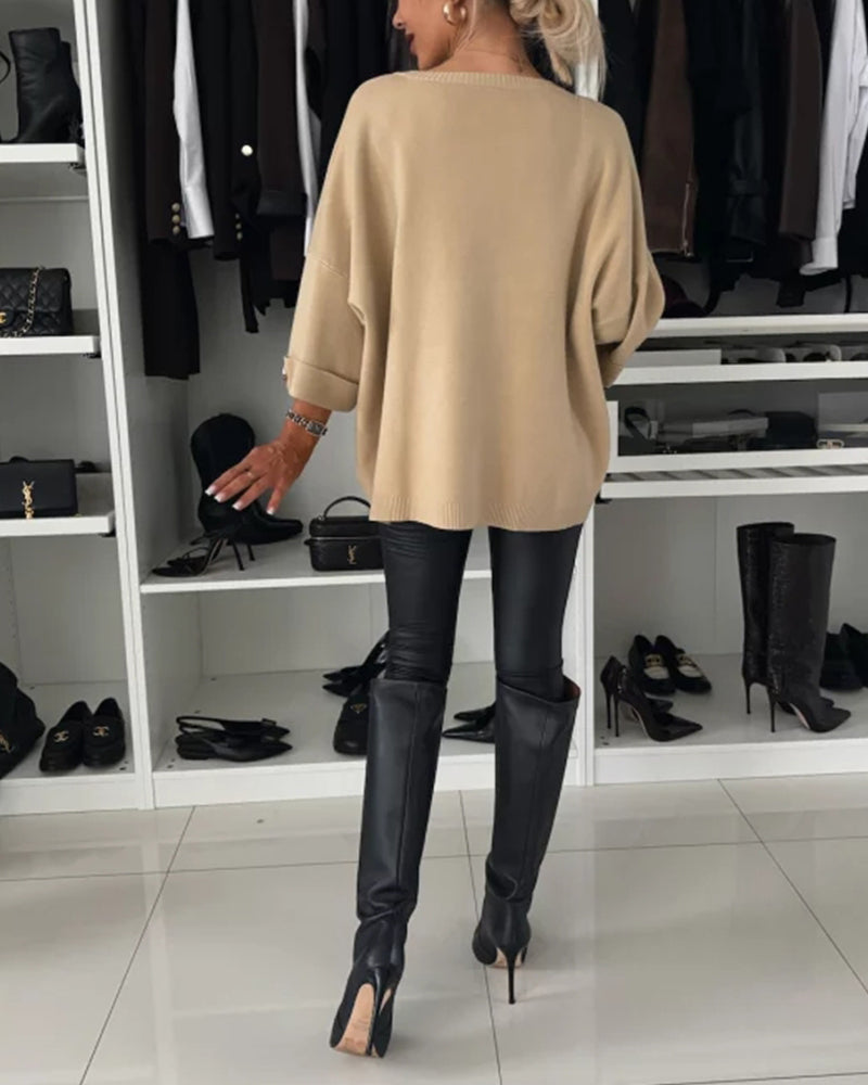 Isabella™ - Chemisier en tricot élégant