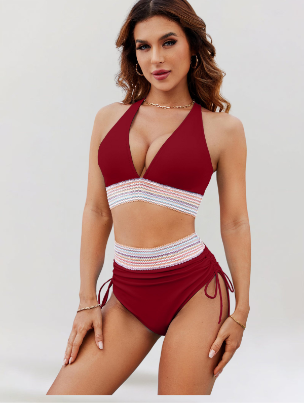Isa™ – High-Waisted Tummy Control Bikini Set