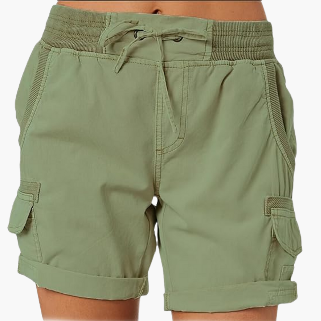 Women's Comfortable Cargo Shorts - Ideal for Casual and Practical Use
