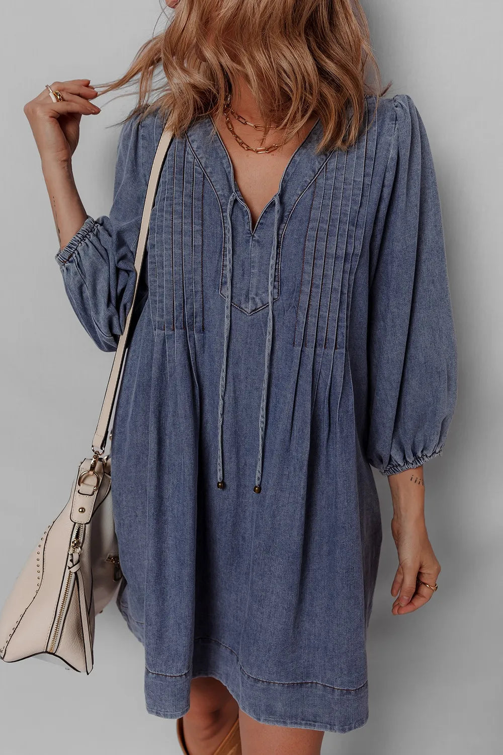 Mini Denim Dress