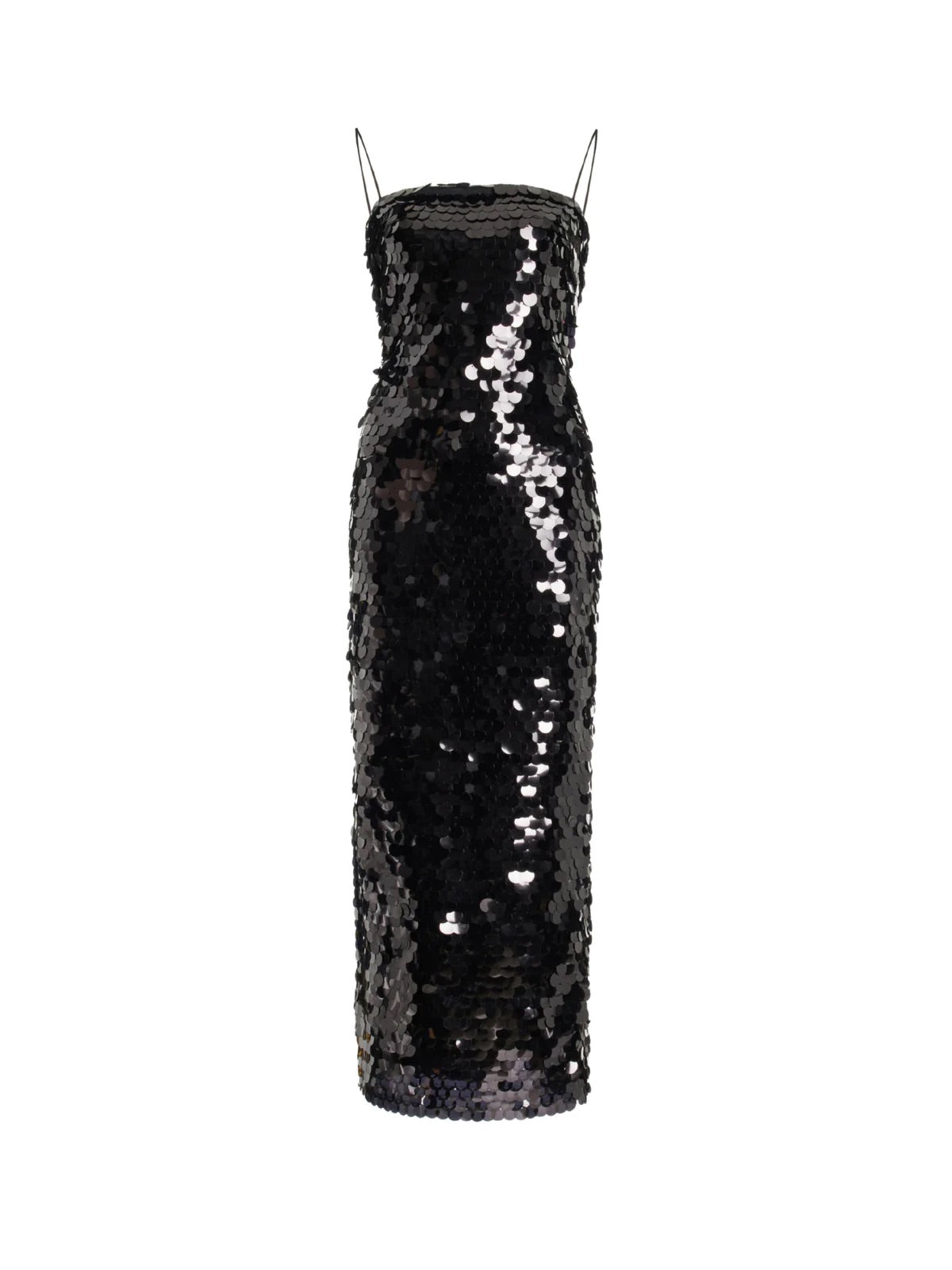 Black sequin maxi dress
