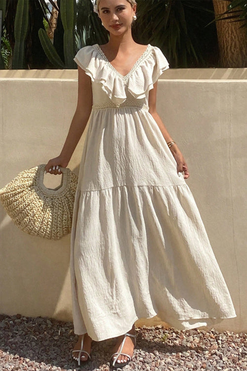 cotton sleeveless maxi dress Your Sweetie Cotton Sleeveless Maxi Dress – NICAVA