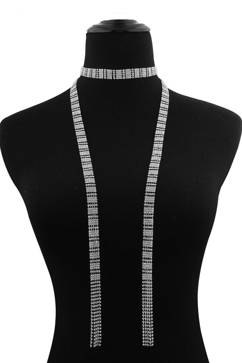 Crystal Tassel Fashion Choker