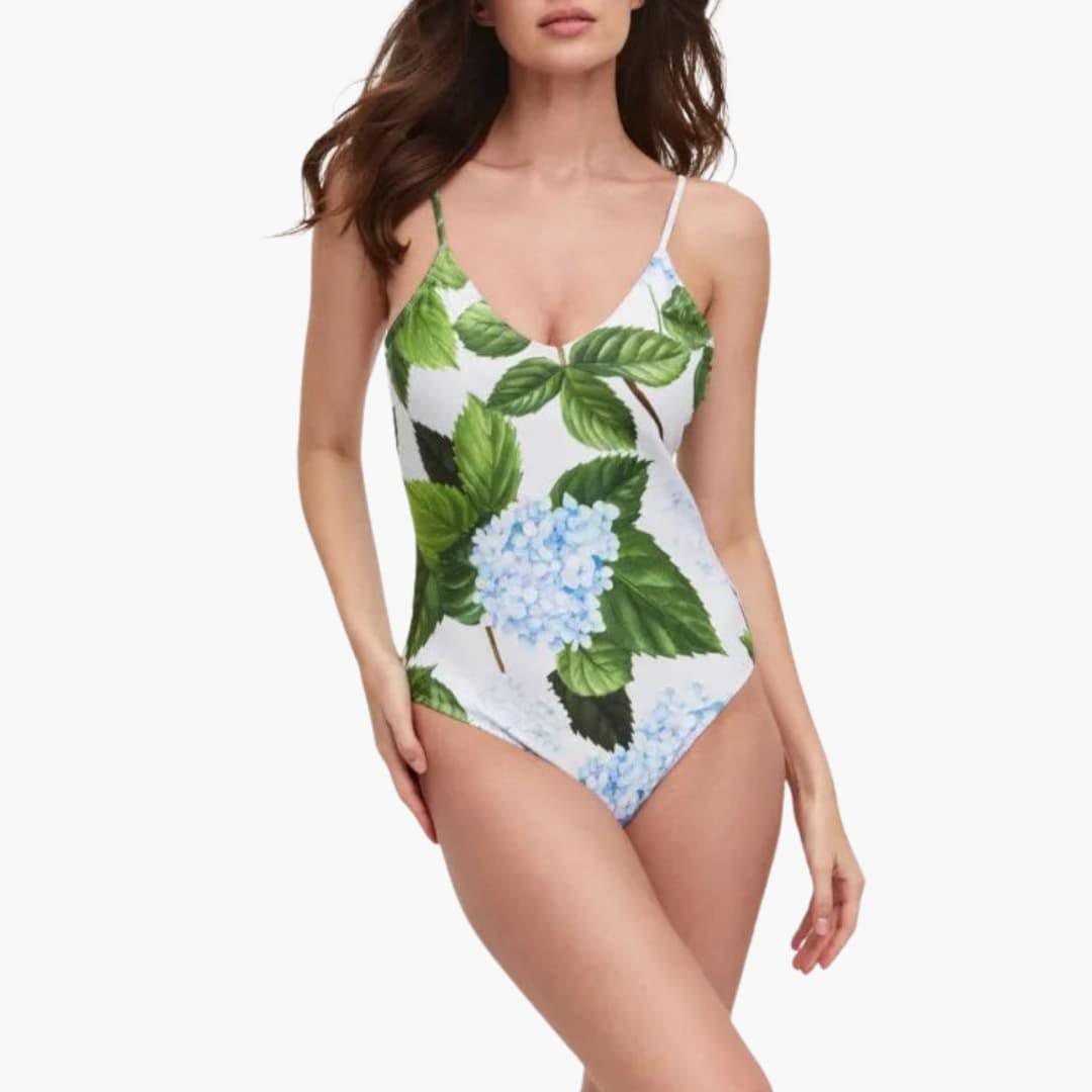 Floral Swimdress – Women's Elegant Skirted Swimsuit