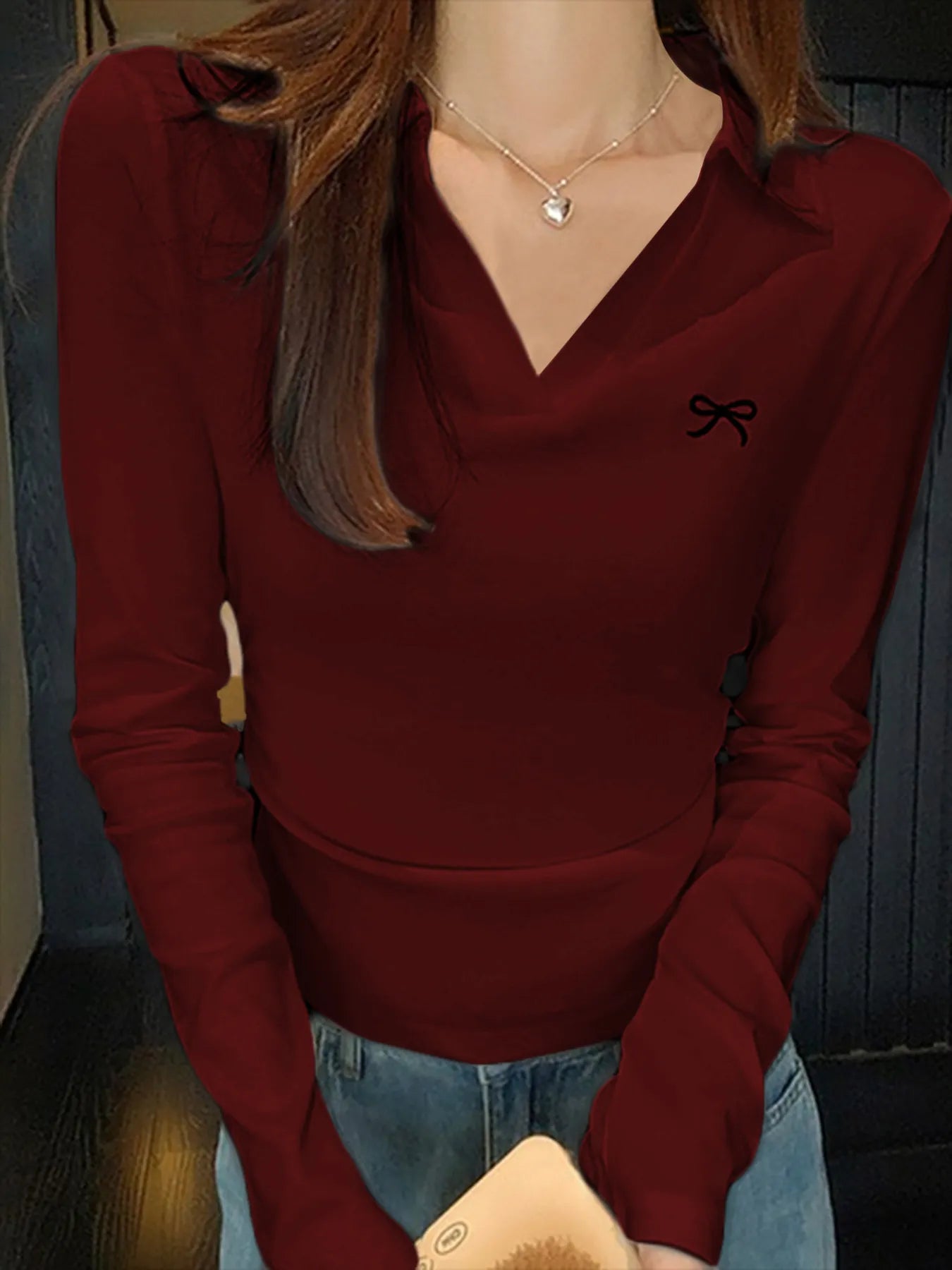 Modern Johnny Collar Long Sleeve Shirt