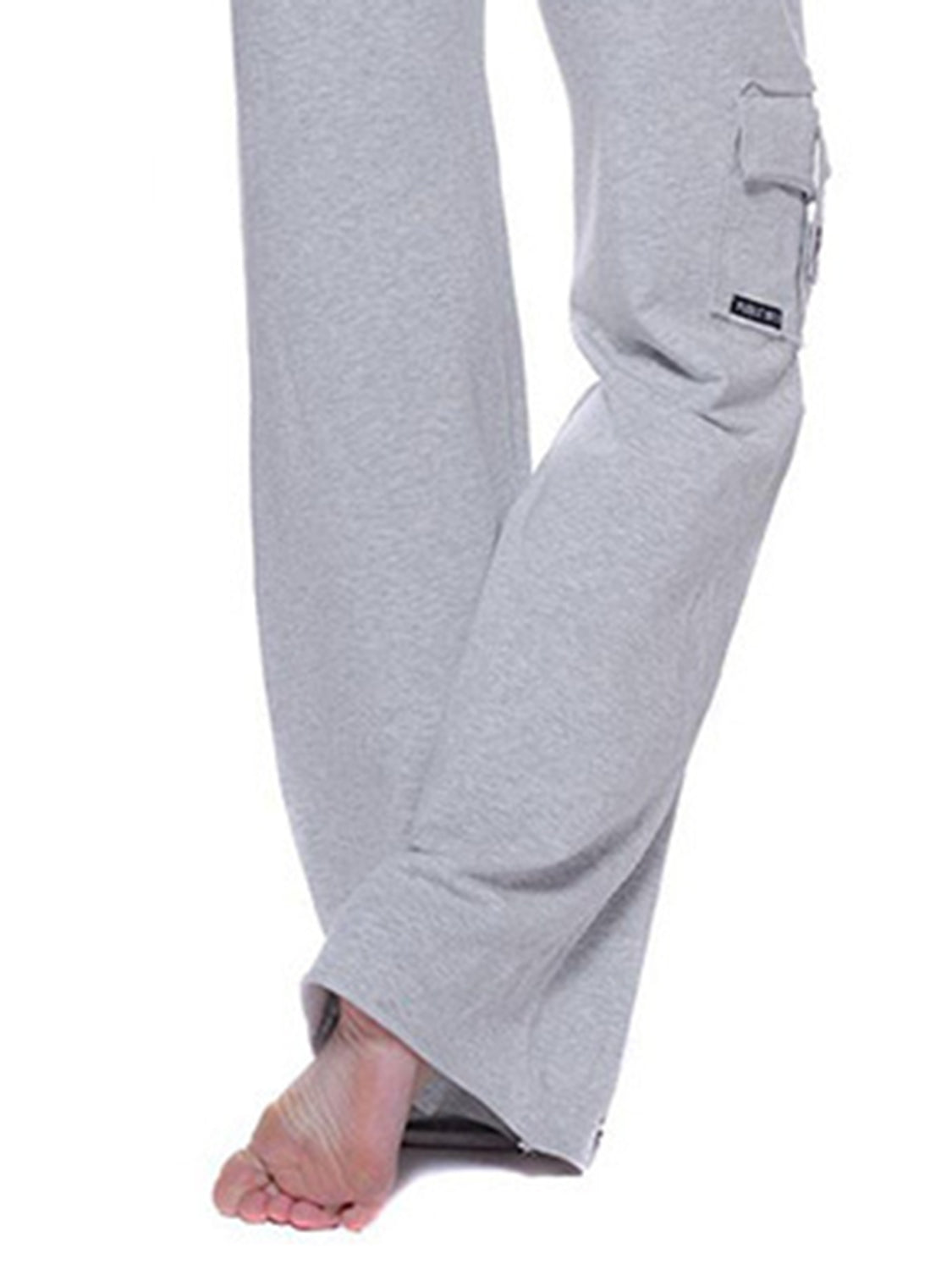Mid Waist Pants Pockets