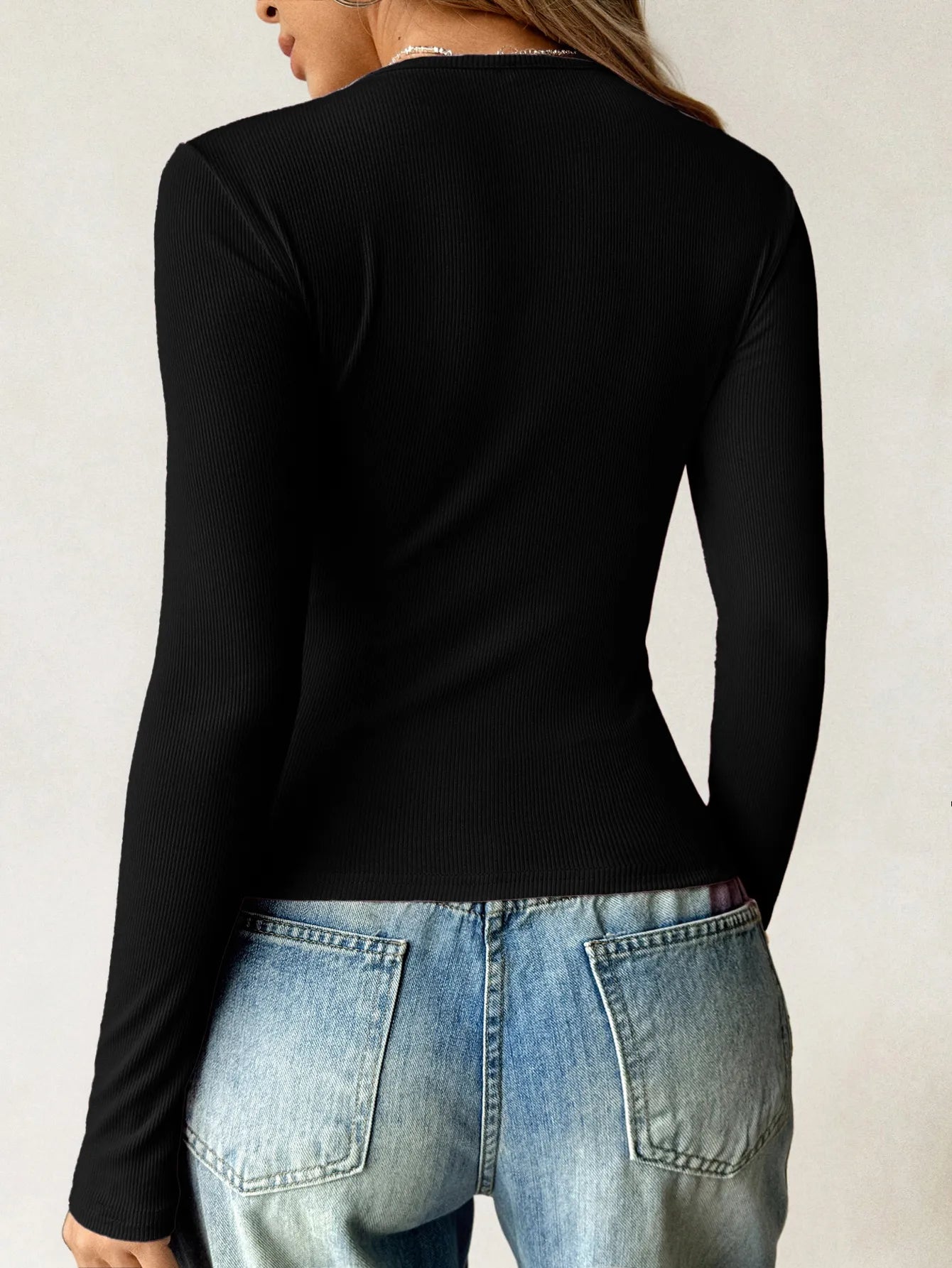 Textured Charm Knit Tee