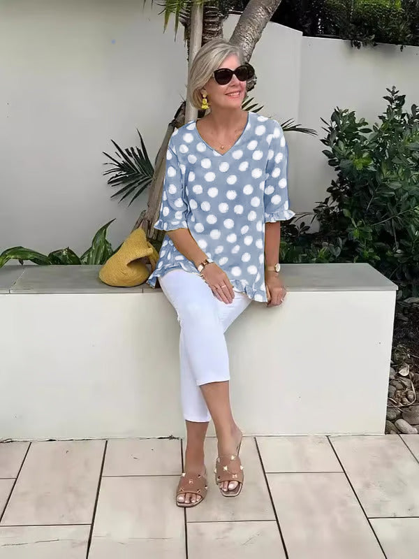 Jolene | Printed Relaxed Blouse