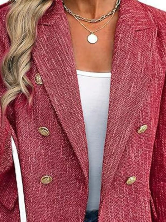 Chic Command Double-Breasted Blazer
