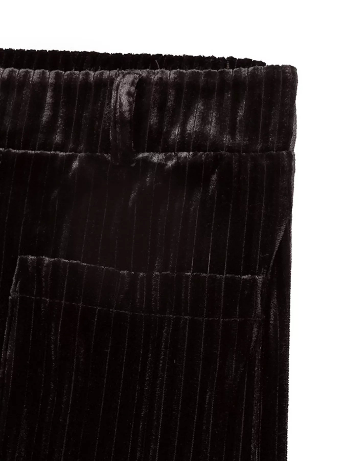 Women’s Black High-Waisted Wide Leg Pants – Trendy Relaxed Fit Dress Trousers