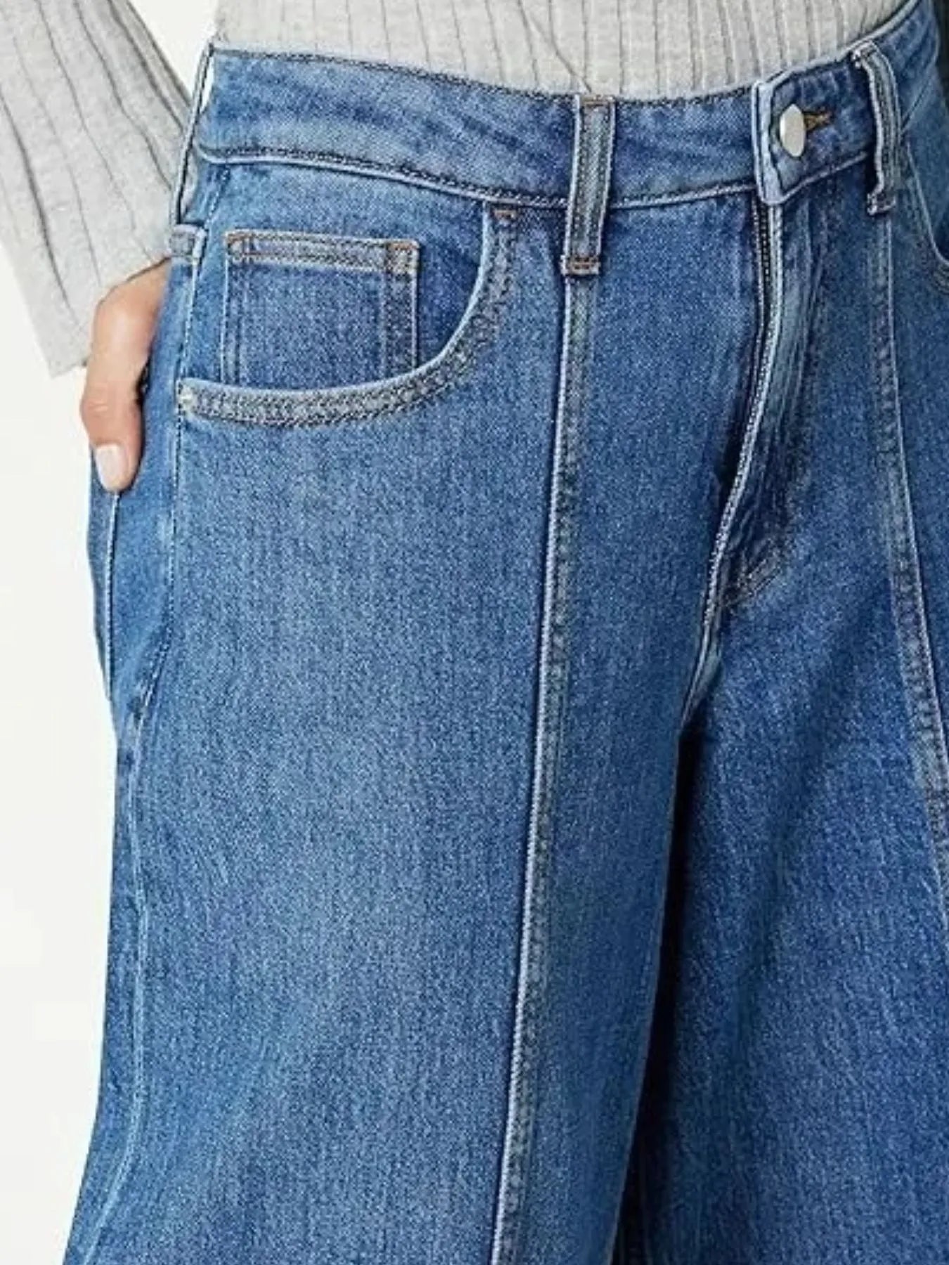 Full Size Wide Leg Jeans Plus Size