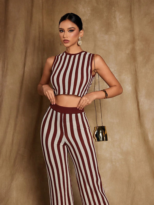 Stripe crochet set
