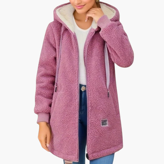 Georgia | Fleece-Lined Jacket Pink