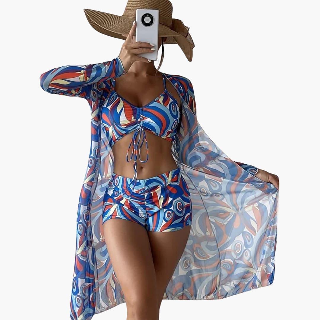 Olivia | 3-Piece Swimsuit Set with Cover-Up