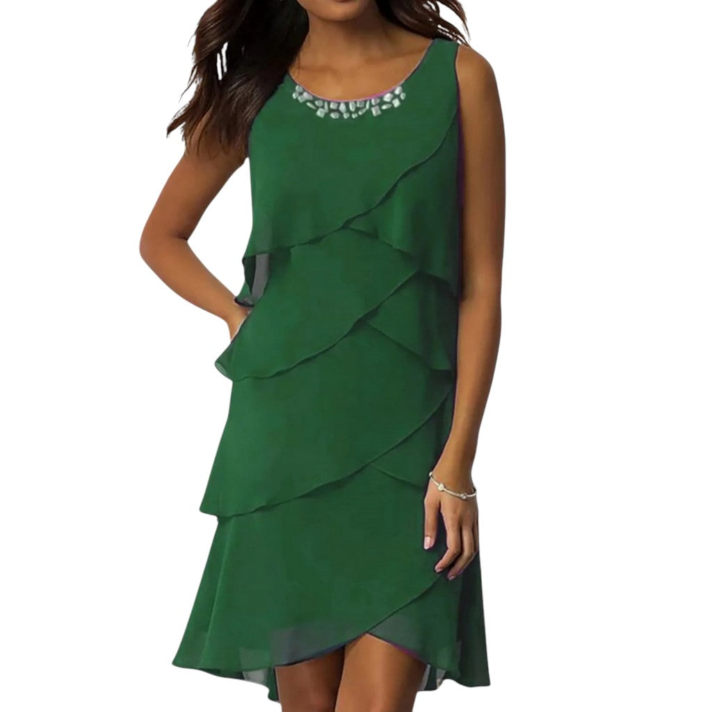 Grace | Tiered Cocktail Dress