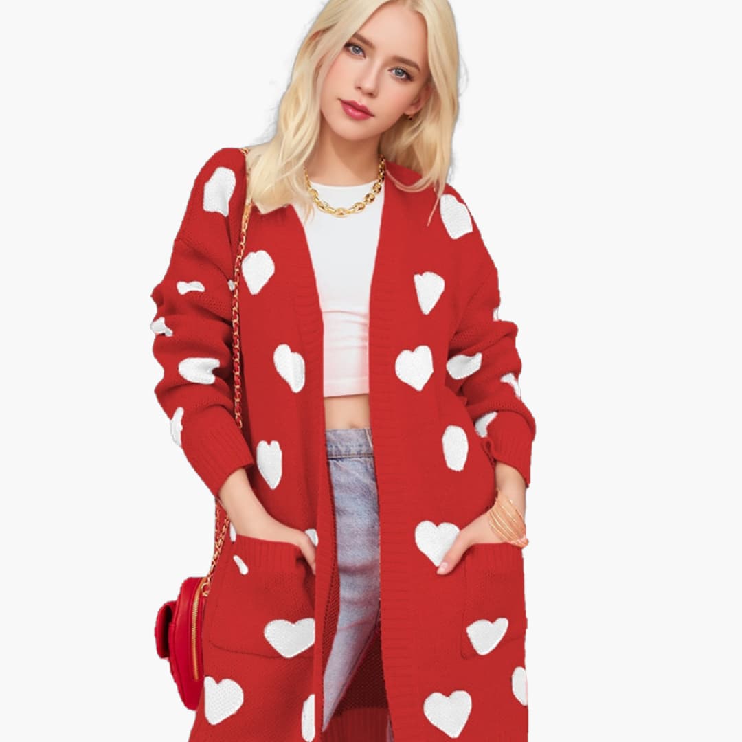 Scarlett | Gilet cœur