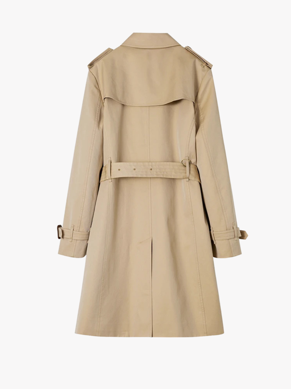 Letifen | Double-Breasted Belted Trench Coat