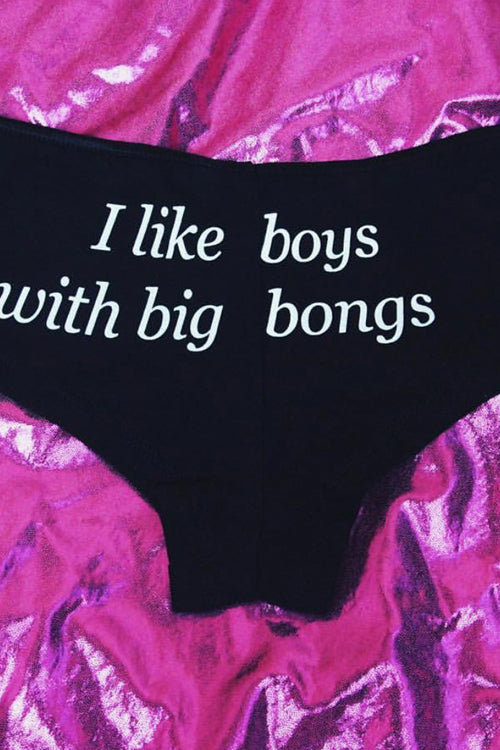 Black Boyfriends Letter Briefs Type one