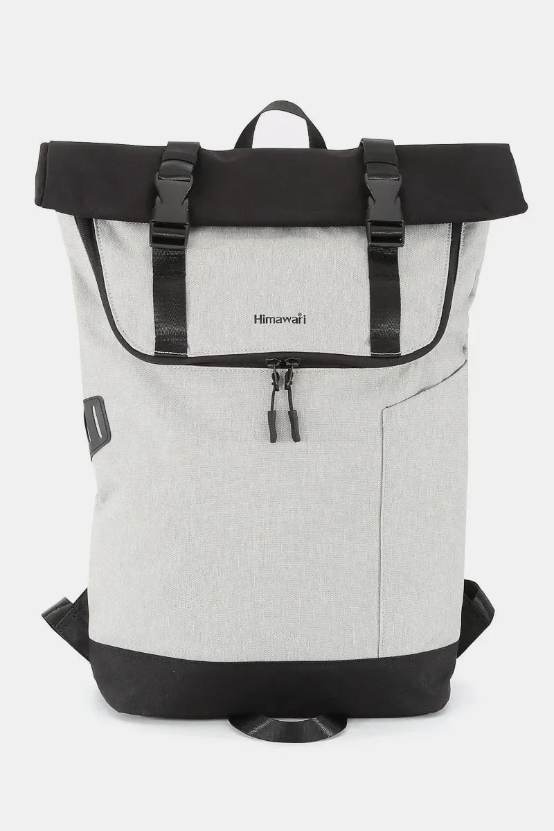 Waterproof Canvas Backpack – Contrast Design, Everyday Use