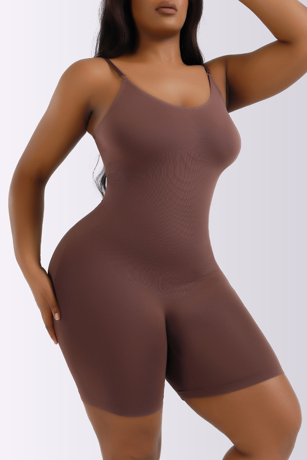Shaping Spaghetti Strap Romper – Full Size, Flattering