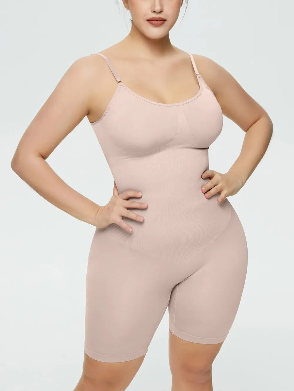 Shaping Spaghetti Strap Romper – Full Size, Flattering