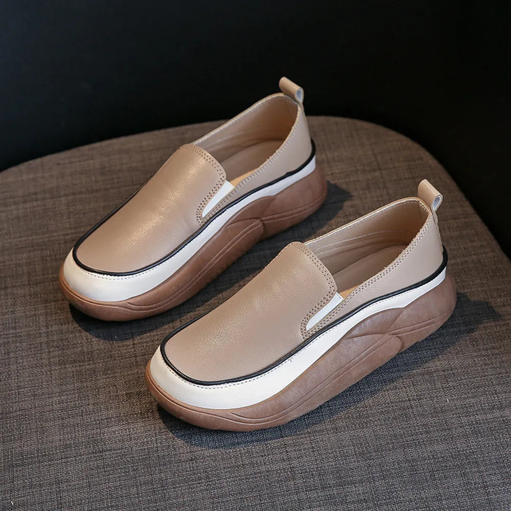 Chunky Platform Slip-Ons – Modern & Comfy