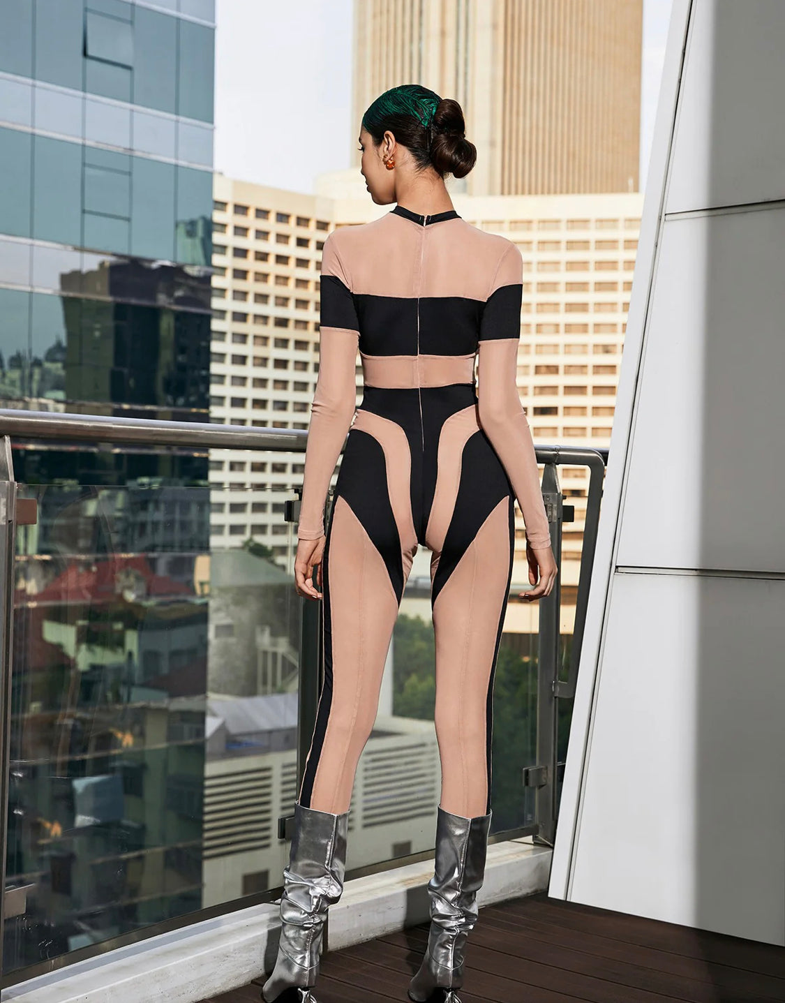 Leah stripe jumpsuit