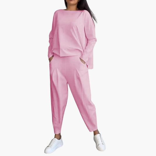 Anna | Comfortable Two-Piece Set Pink
