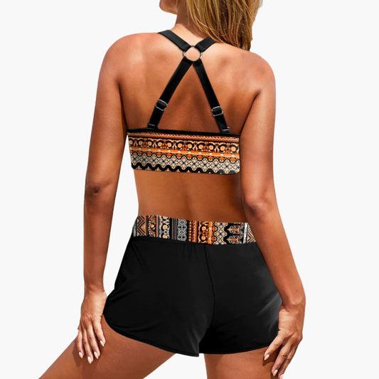 Tankini Set - Women's Two-Piece Swimwear with Tummy Control