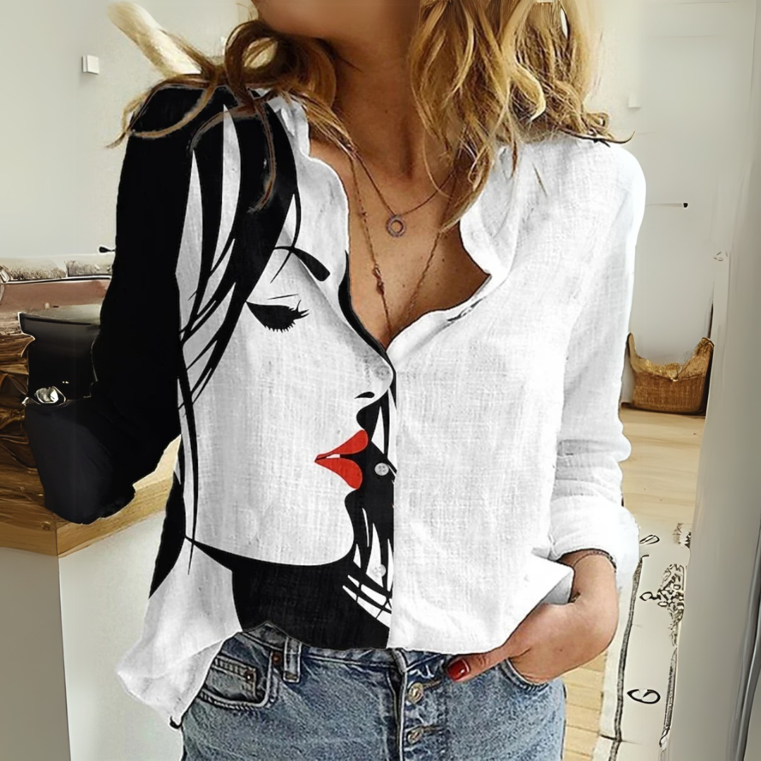 Lila™ – Chemisier Whispering Wings