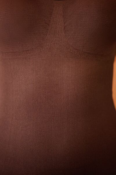 Scoop Neck Bodysuit - Butt Lifting