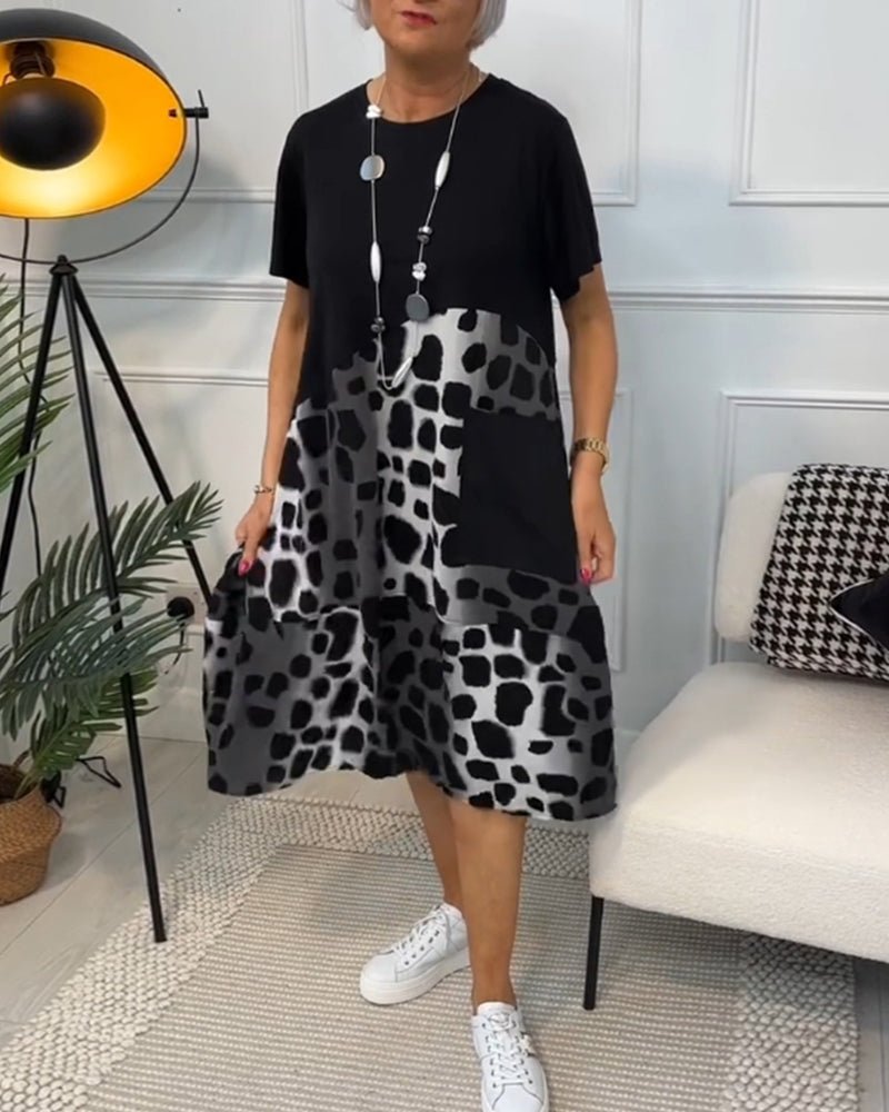 Ashton | Printed Boho Midi Dress