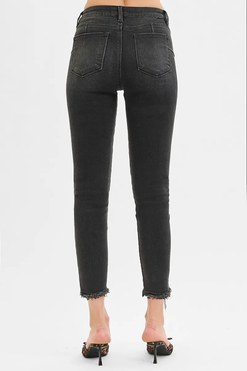 Confident Curve Tummy Control Crop Jeans (Plus)