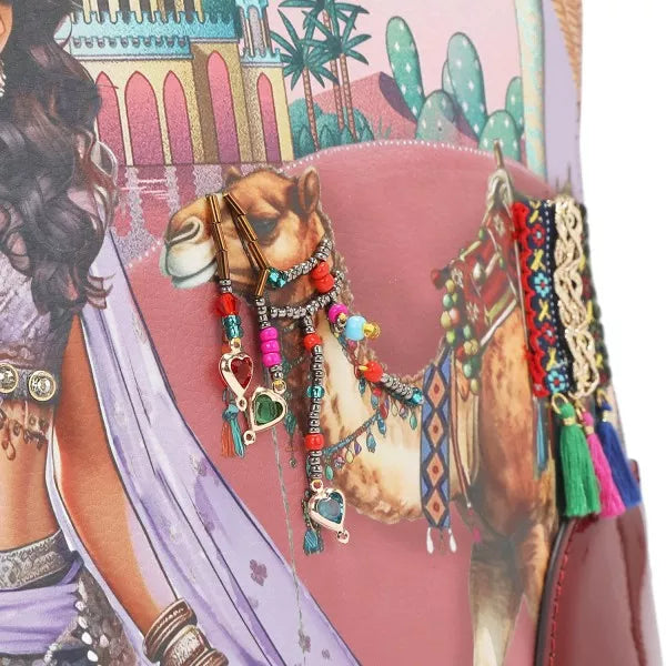 Nicole Lee USA Queen Cleopatra Dome Handbag