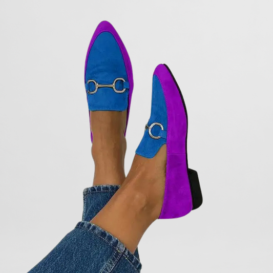 Mireille | Buckle Loafers Blue