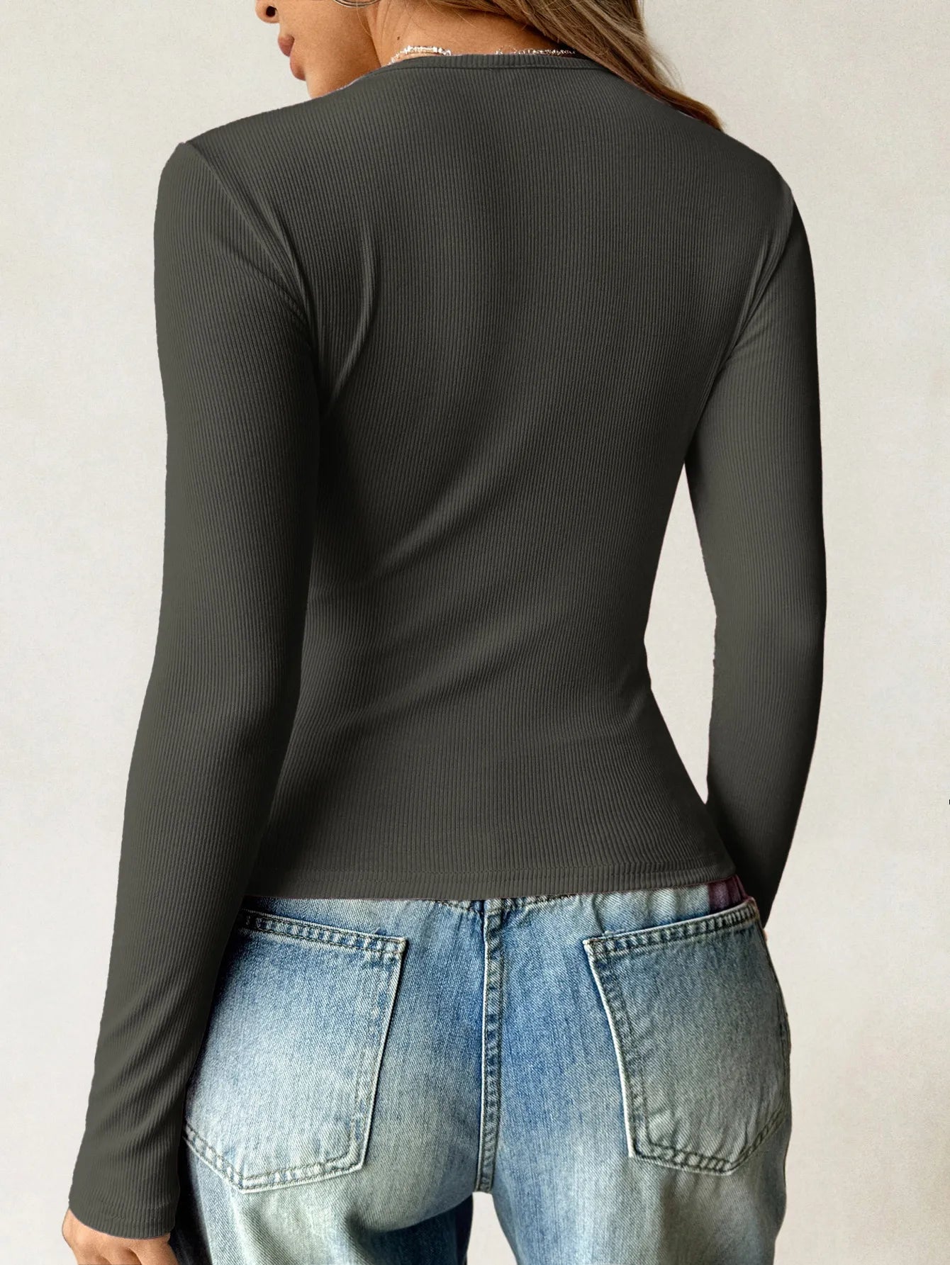 Textured Charm Knit Tee