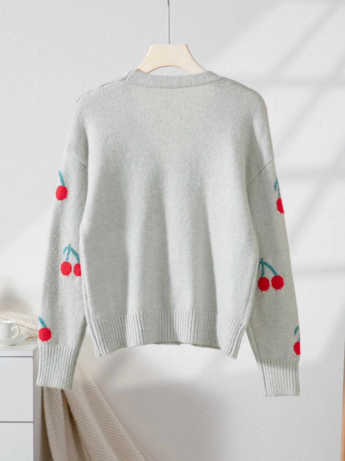Sweet Cherry Snap Cardigan