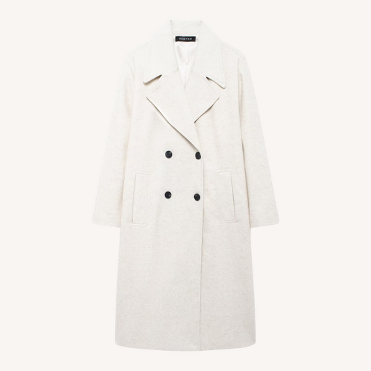 Eireen | Elegant Overcoat White