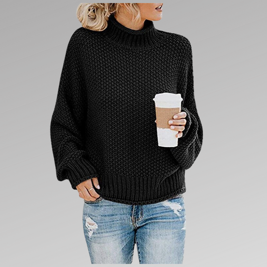 SOPHIE | Classic Knit Sweater Black